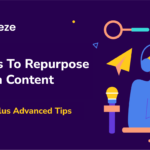 AI social media content repurposing workflow