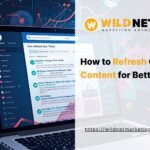 Content refresh strategy for updating old blog posts