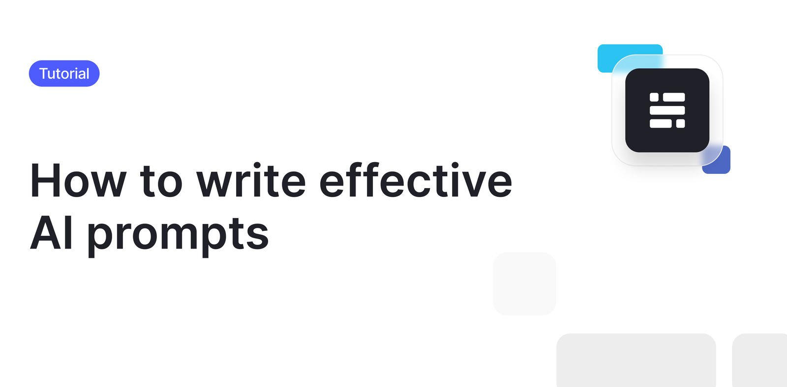 Marketing prompt template for AI writing
