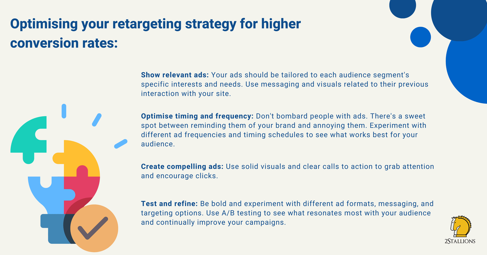 Retargeting conversion and attribution dashboard