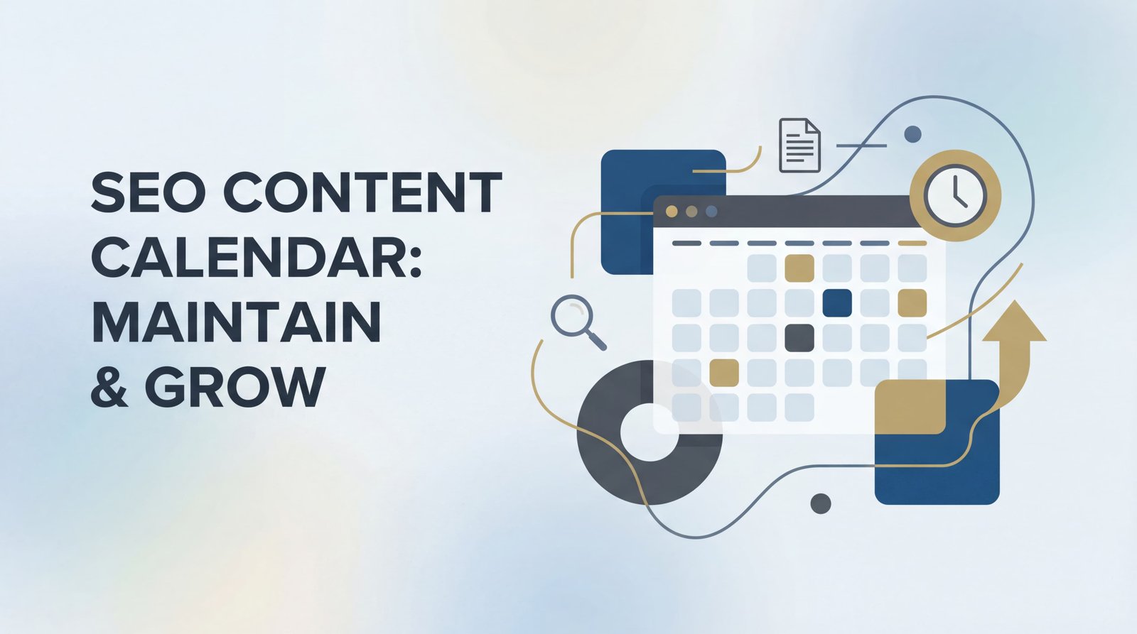 SEO content calendar and keyword strategy planning