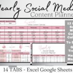 30-day social media content calendar planning