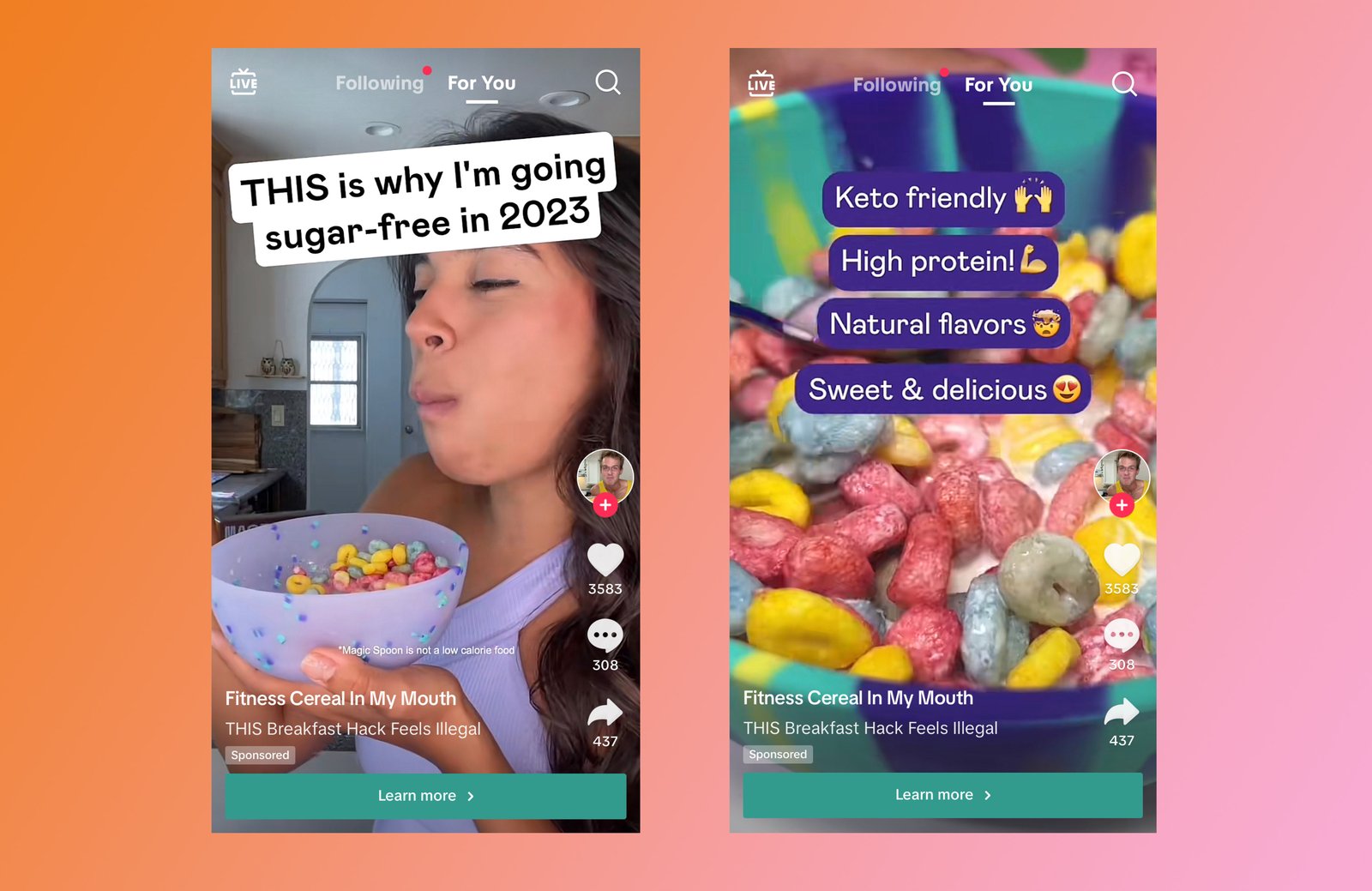 TikTok short video hook example for business content